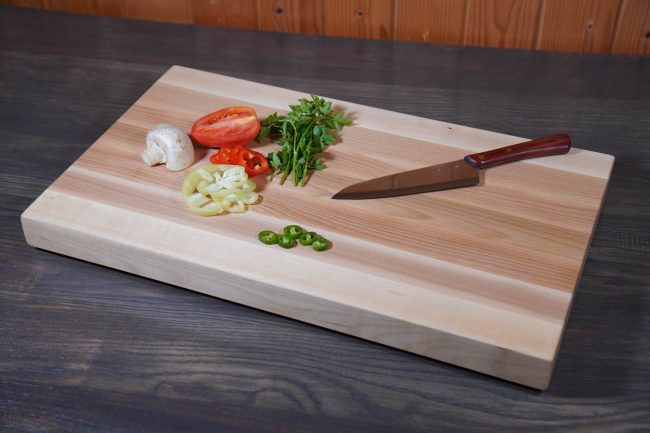 Tocător LFG1 „Long Grain” Paltin, Fag- 550/320/41(mm)