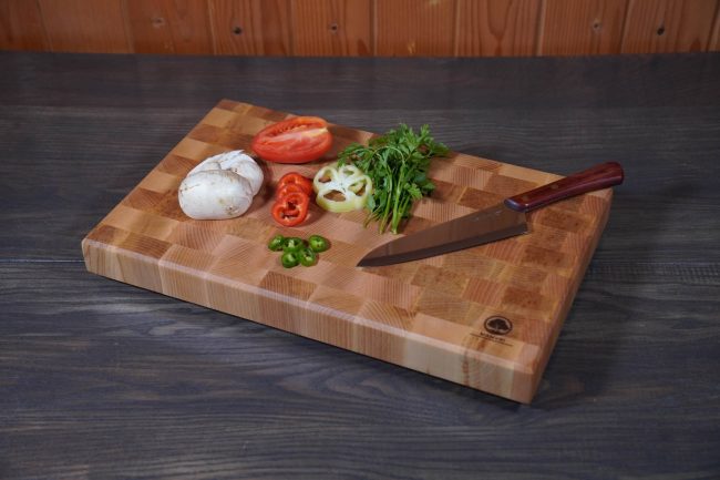 Tocător EPF4 „End Grain” Paltin, Fag - 420/270/44(mm)