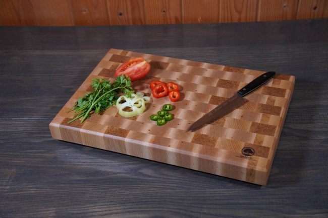 Tocător EPF5 „End Grain” Paltin, Fag - 430/300/47(mm)