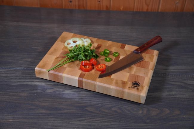 Tocător EPF8 „End Grain” Paltin, Fag - 340/210/38(mm)