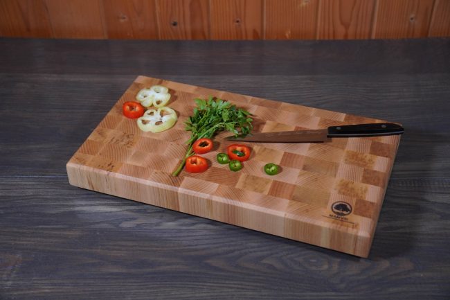 Tocător EPF10 „End Grain” Paltin, Fag - 420/240/40(mm)