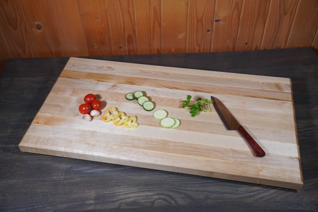 Tocător LFG12 „Long Grain” Paltin, Fag- 800/430/45(mm)