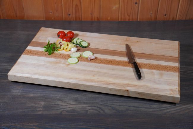 Tocător LFG13 „Long Grain” Paltin, Fag- 650/360/45(mm)